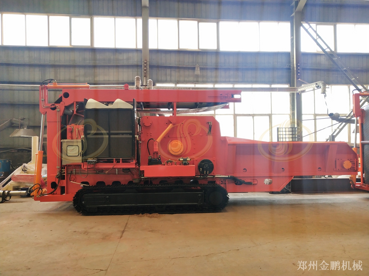 郑州金鹏木头粉碎机移动作业方案与林区现场处理应用现场